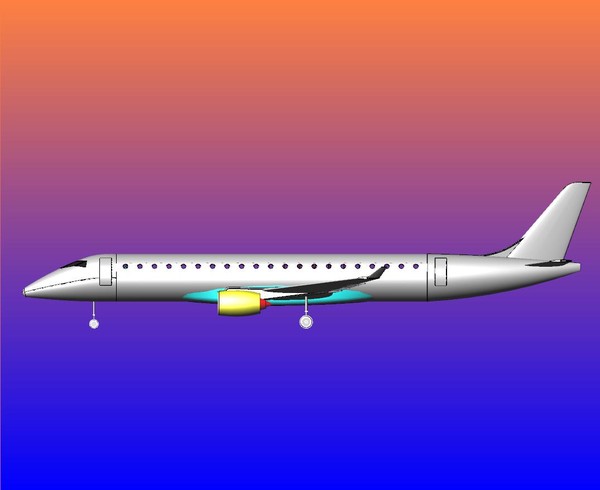 japan regional jet sat 3d dwg - Japan Regional Jet.sat or .dwg by RodgerSaintJohn